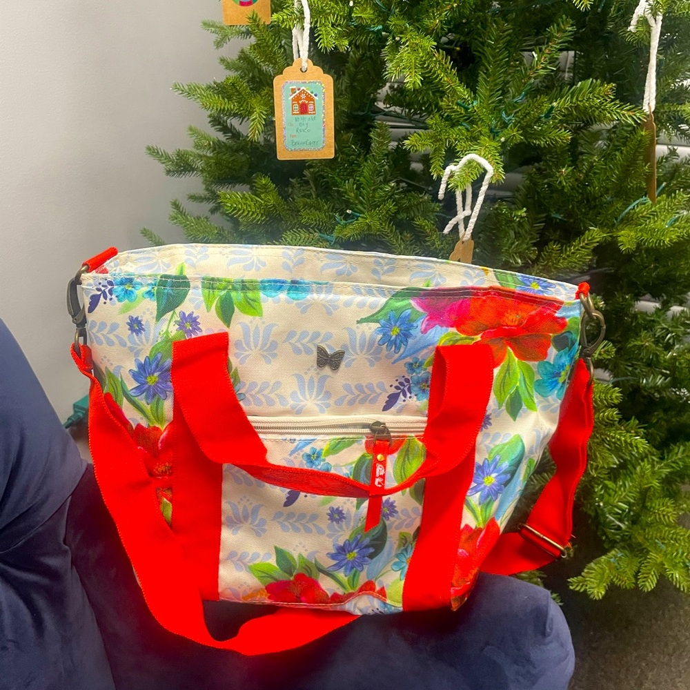 Pioneer Woman Spring Bouquet Lunch Tote / Lunchbox 🥪🍪